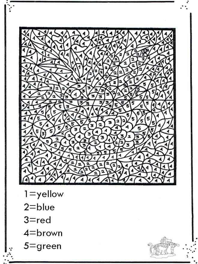 Free Advanced Color By Number
