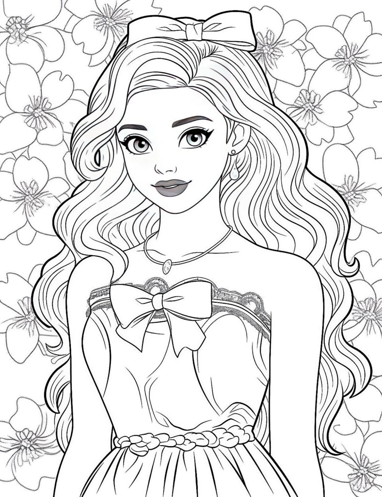 Free Barbie Coloring Pages Printable