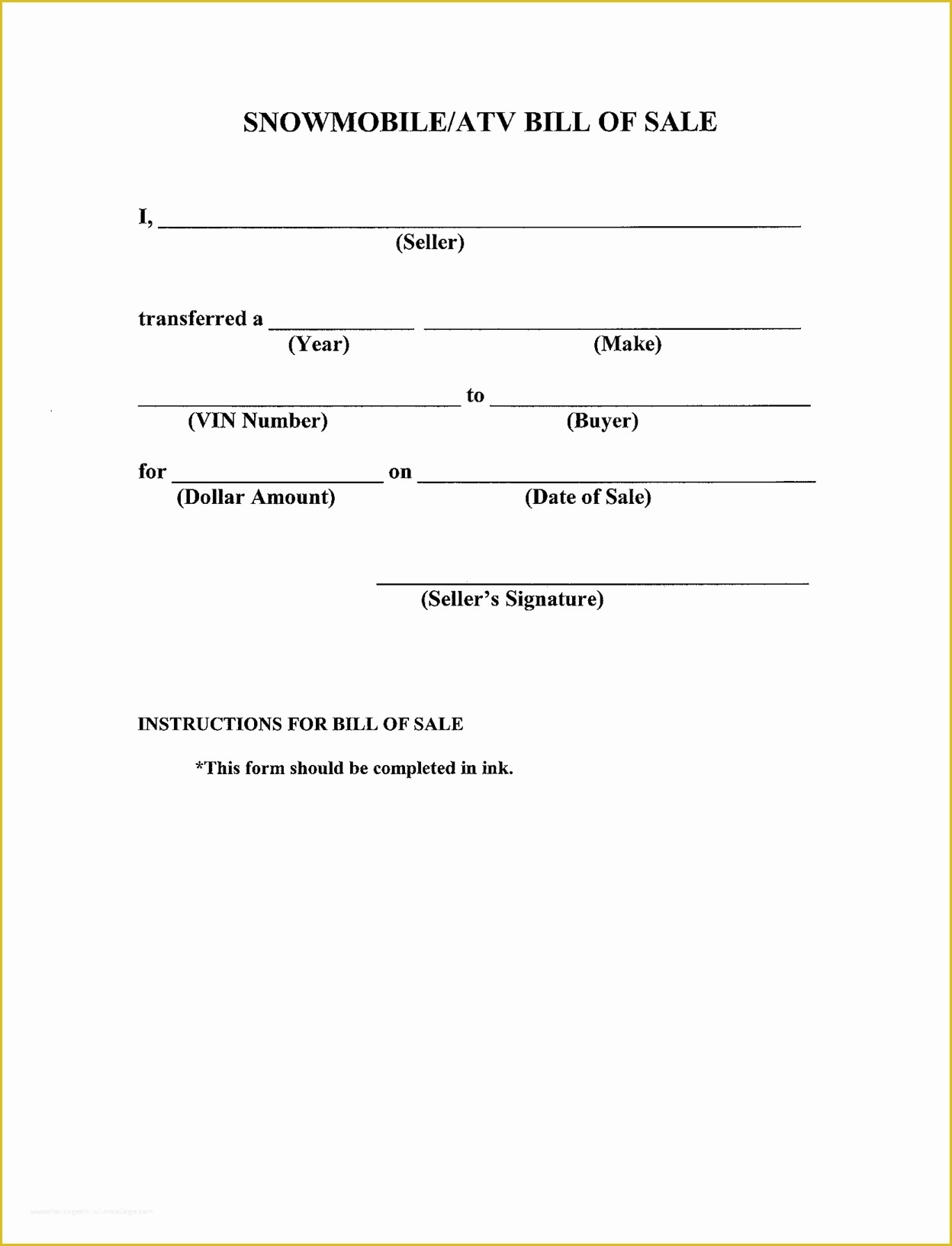 Free Bill Of Sale Template Download Of Free Printable Bill Of Sale