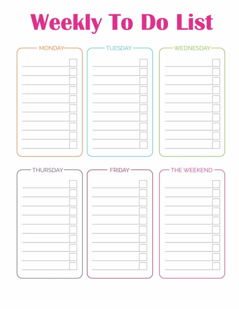 Free Blank Printable Do List Forms Printable Forms Free Online