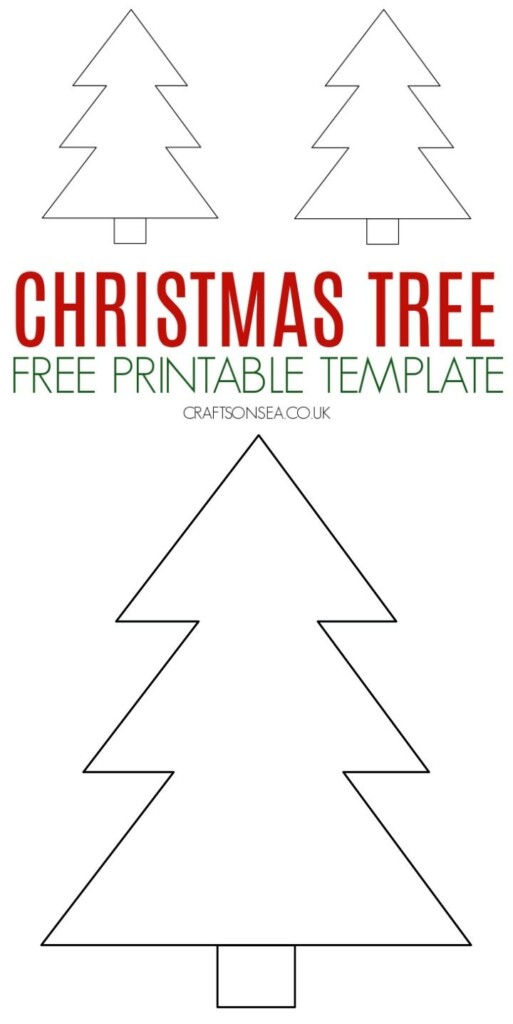 Free Christmas Tree Template Printables Artofit