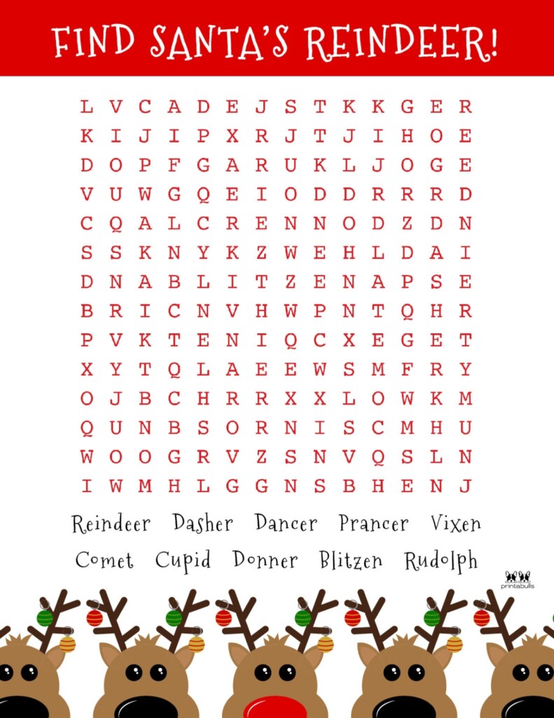 Free Christmas Word Search Printables Web Christmas Word Search Puzzles 