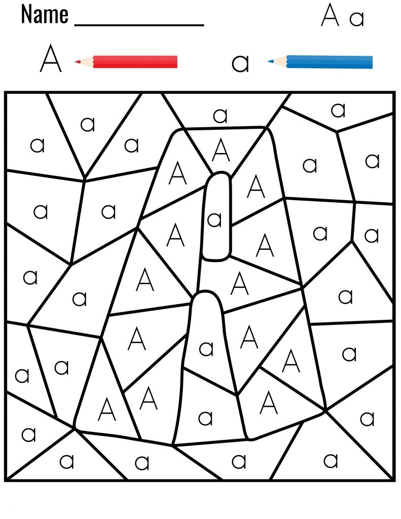 Free Color By Letter Printables Printable Templates