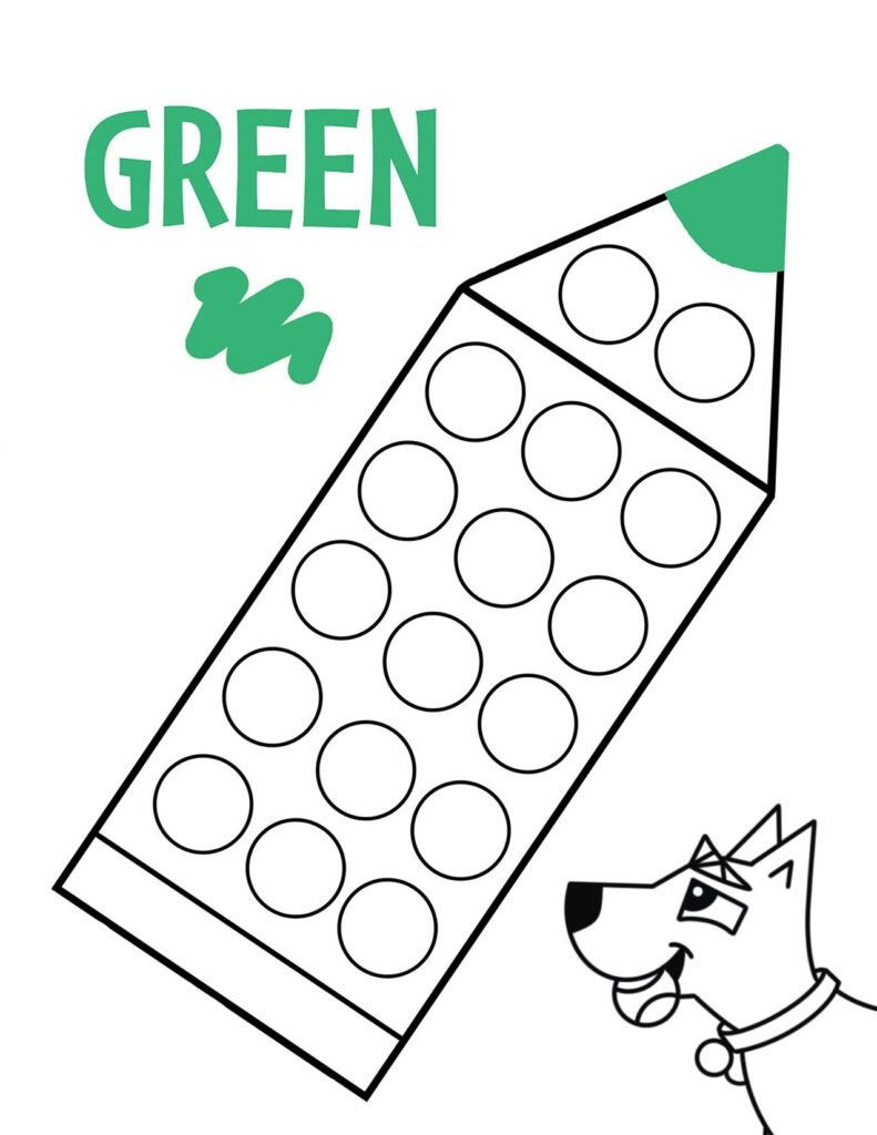 Free Dot Dot Printables By Color Hollydog Themed The Hollydog Blog