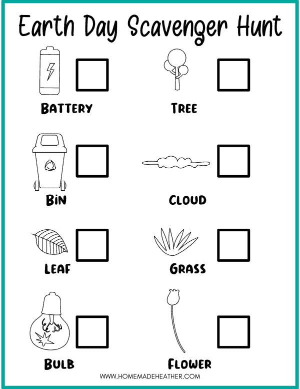 Free Earth Day Activity Printables Homemade Heather Worksheets Library