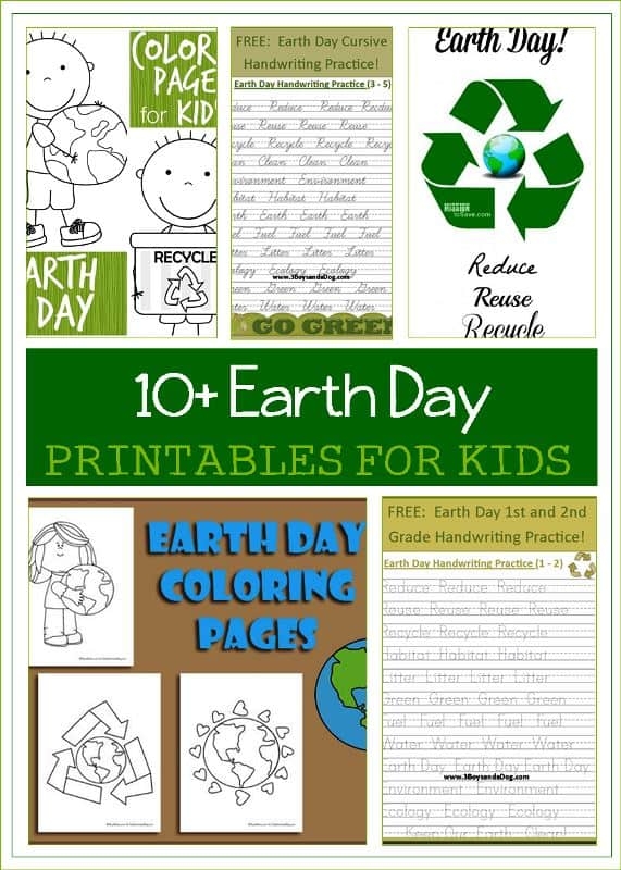 Free Earth Day Printables