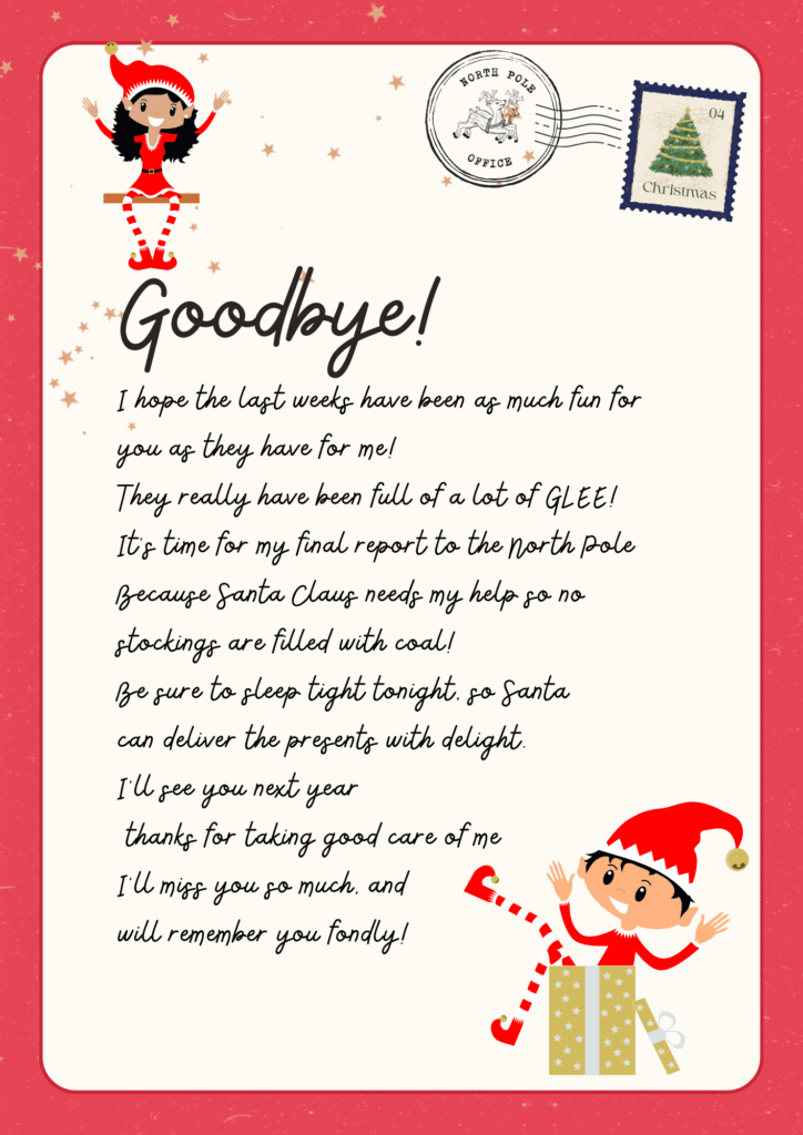 Free Elf On Shelf Printable Notes Free Math Worksheet Printable