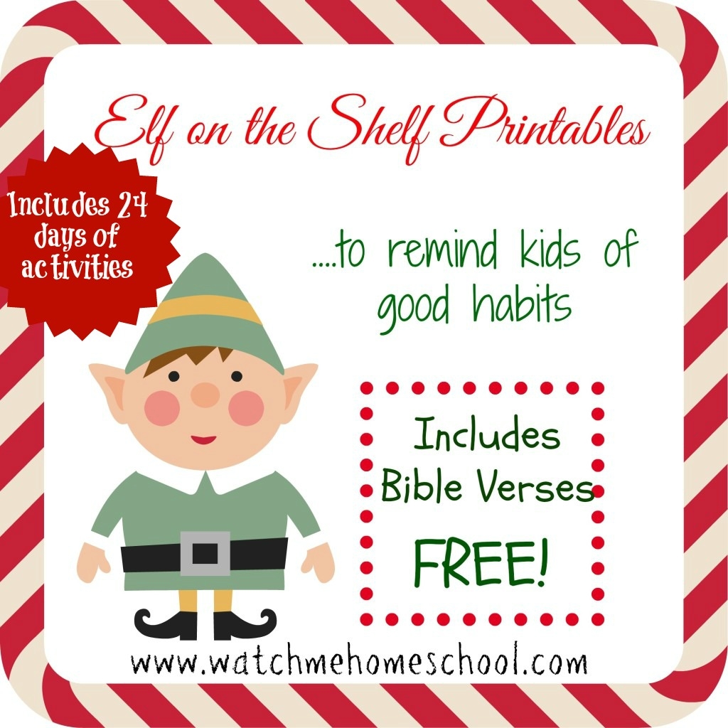 FREE Elf On The Shelf Printables