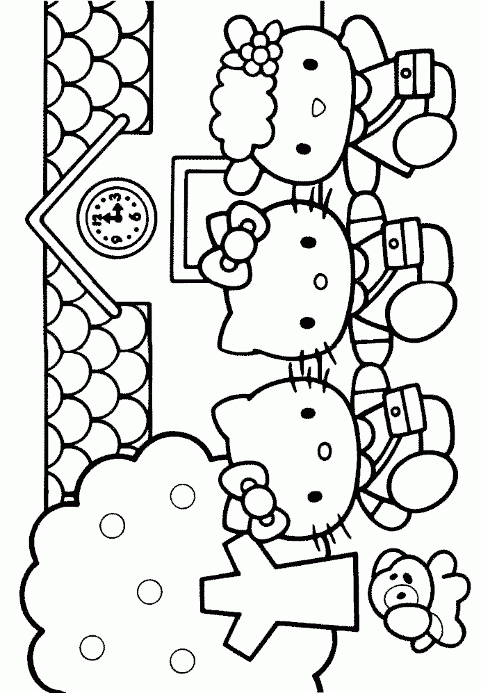 Free Free Printable Hello Kitty Coloring Pages Download Free Free 