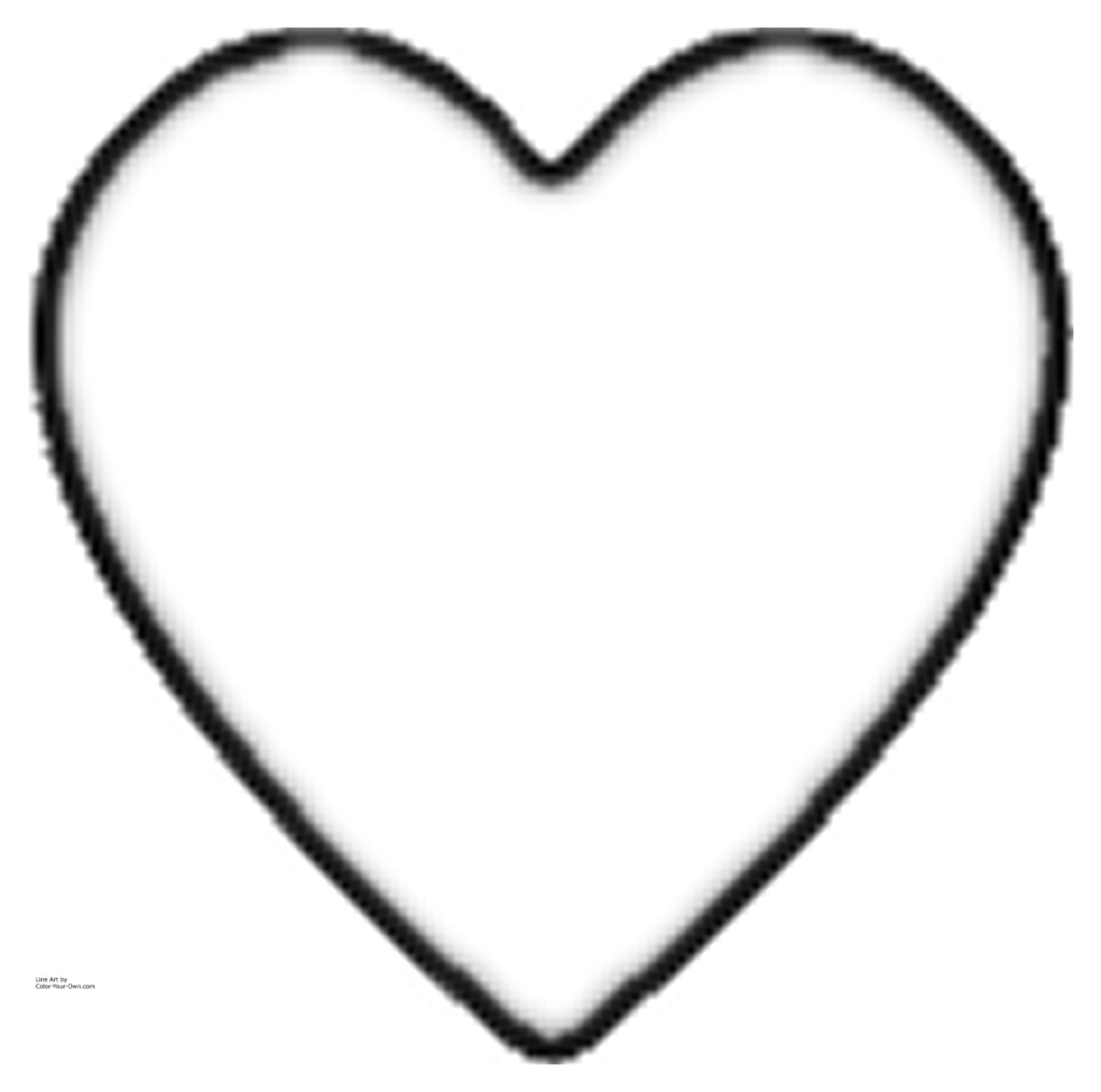 Free Heart Coloring Pages Printable Download Free Heart Coloring Pages 