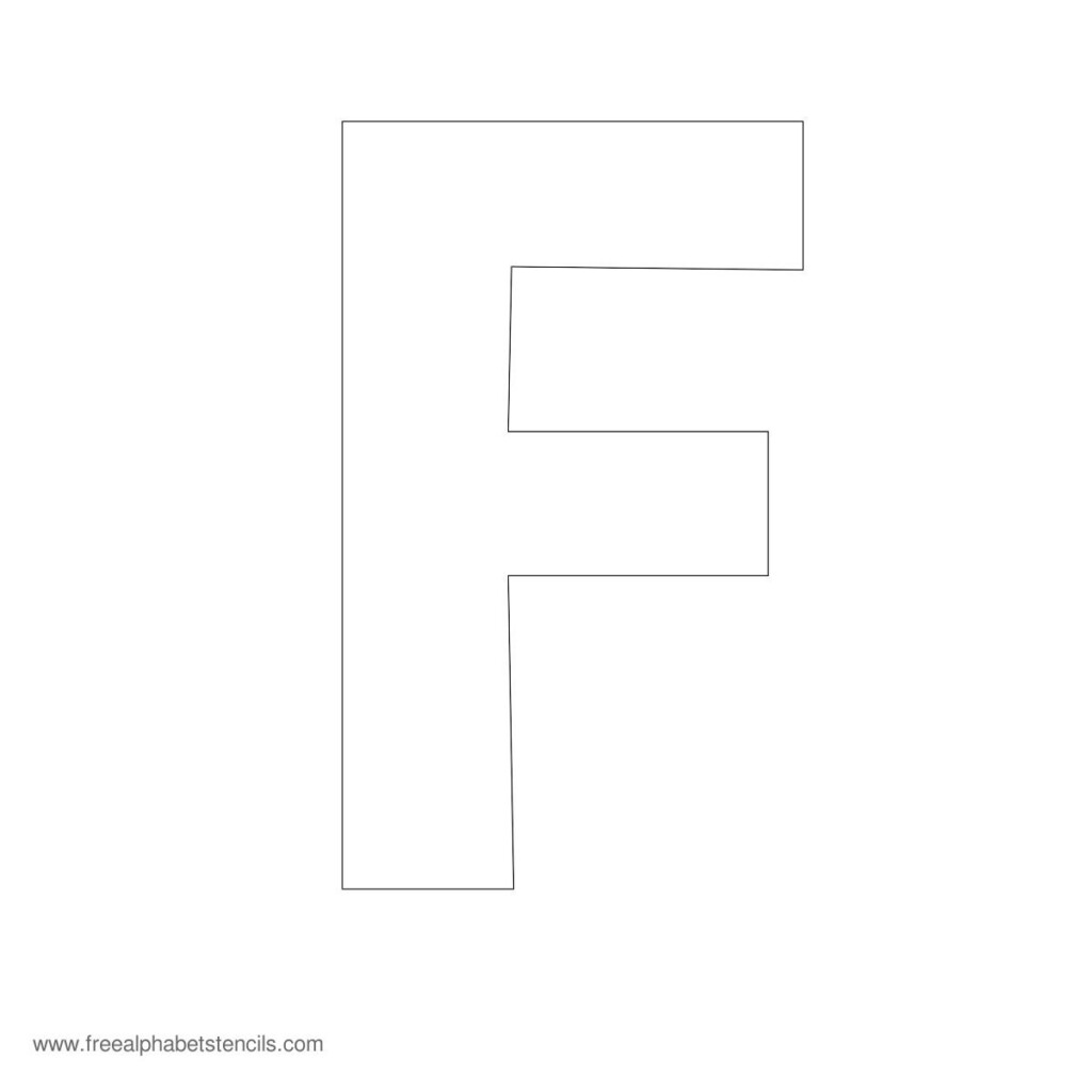 Free Large Printable Letters