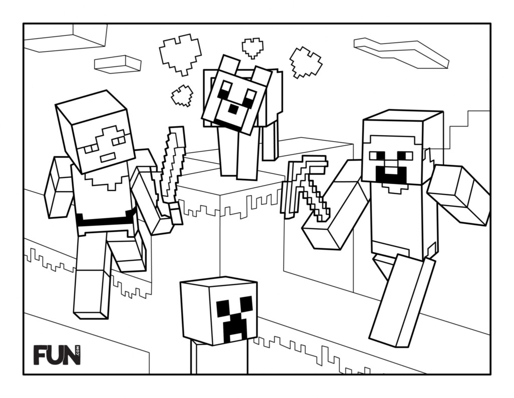 Free Minecraft Printable Coloring Pages FREE Printable HQ