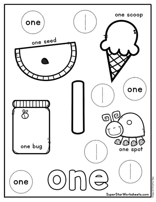 Free Number 1 Preschool Worksheet Download Free Number 1 Preschool 