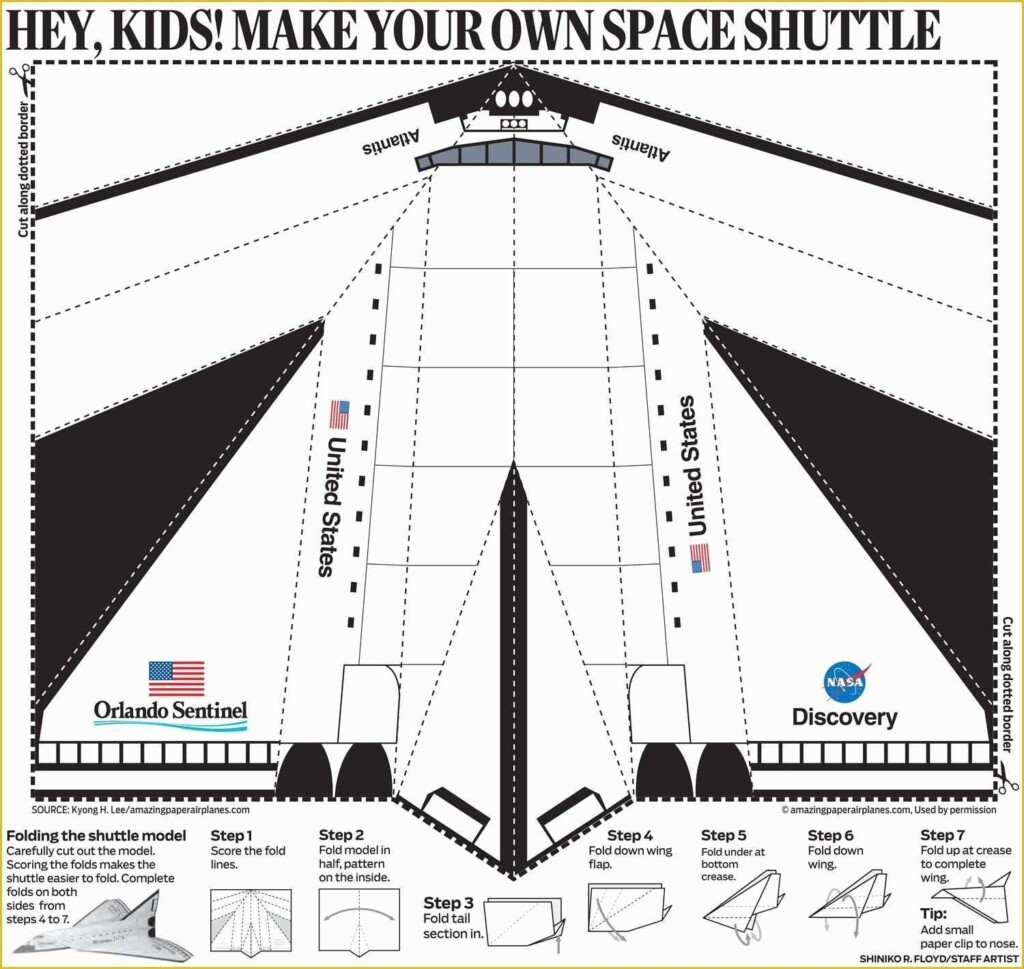 Free Paper Airplane Templates Of Paper Airplane Printable Template 