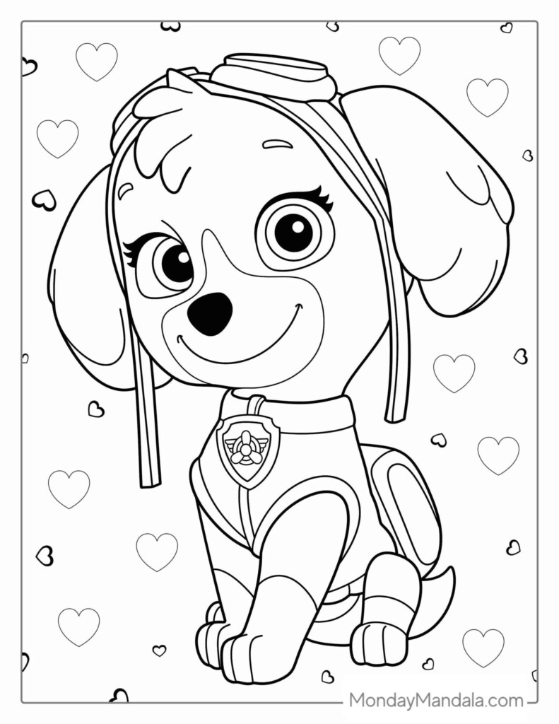 Free Paw Patrol Printable Coloring Pages Dev onallcylinders