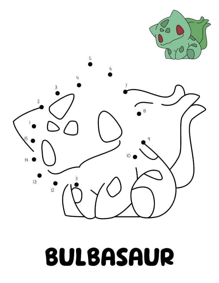 Free Pokemon Dot To Dot Printables Ice Cream N Sticky Fingers