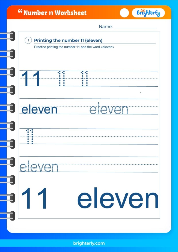 Free Preschool Number 11 Worksheets Printable Pdf Vrogue co