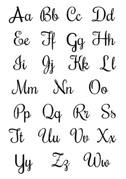 Free Printable Alphabet Letters Upper And Lower Case PDF By Joana 39 s 