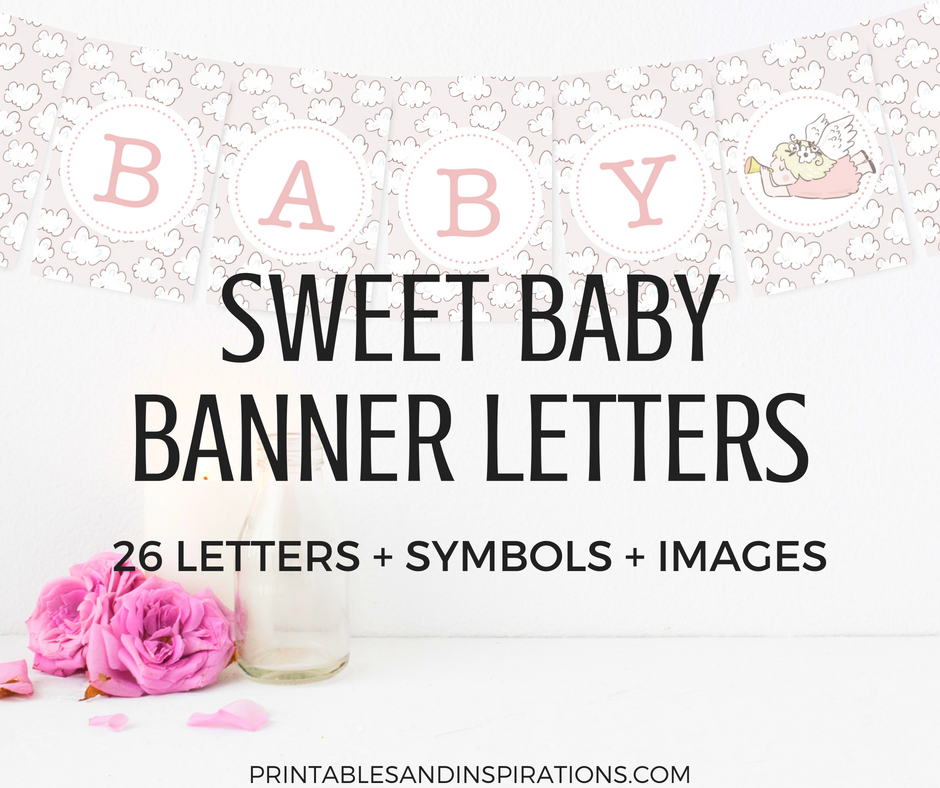 Free Printable Baby Shower Decorations Banner Letters Printables And 