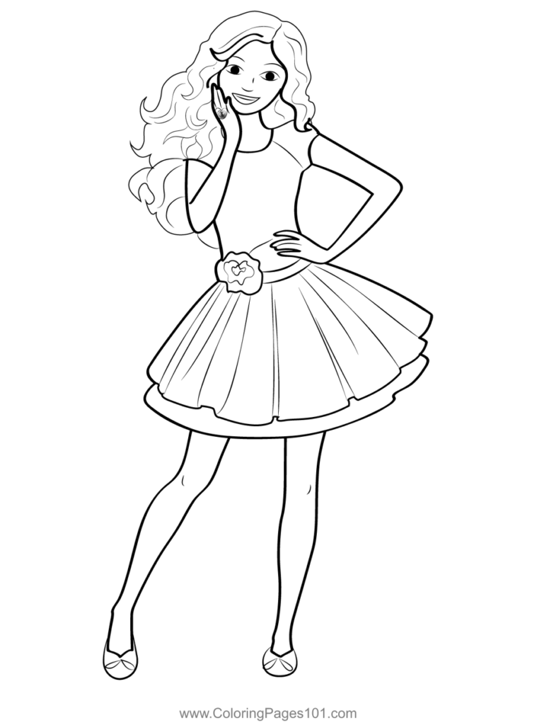 Free Printable Barbie Coloring Pages For Kids 47 OFF