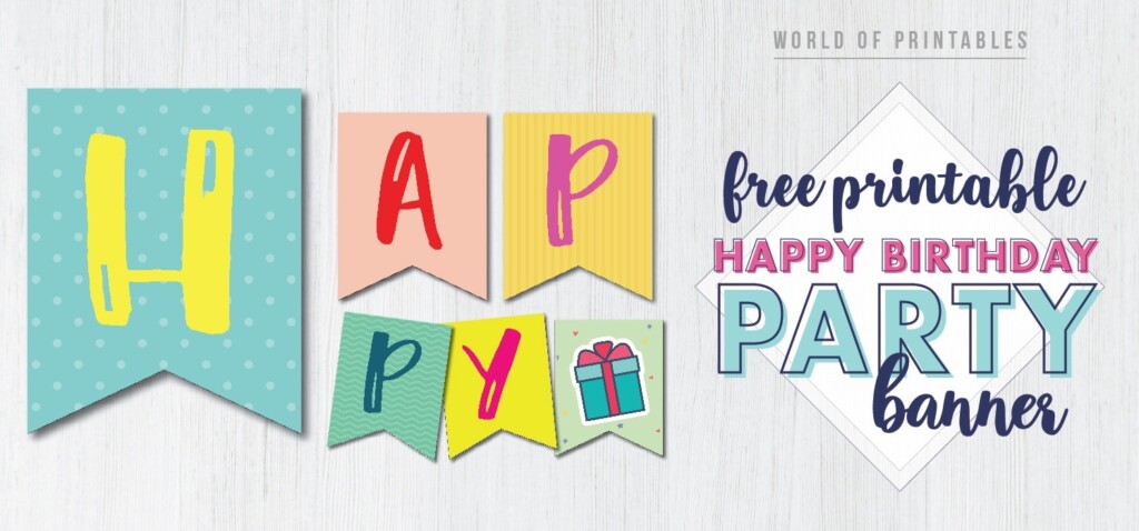 Free Printable Birthday Banner Printable Templates By Nora