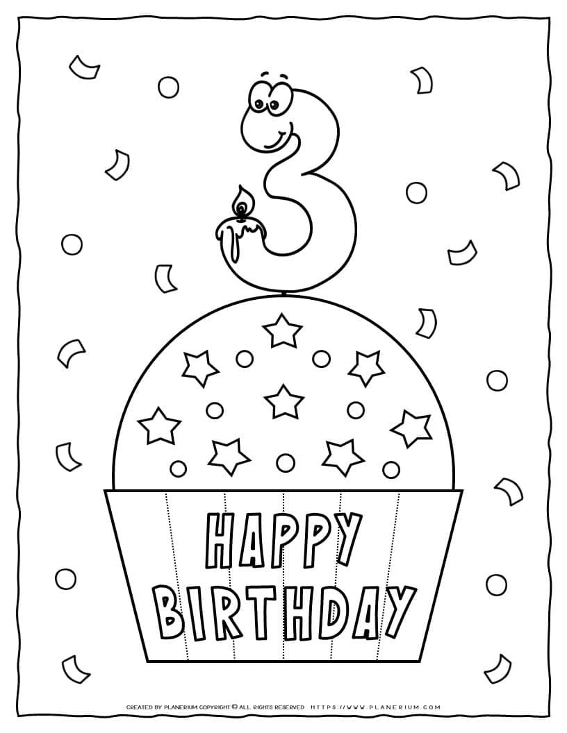 Free Printable Birthday Coloring Pages For Kids Free Coloring Sheet