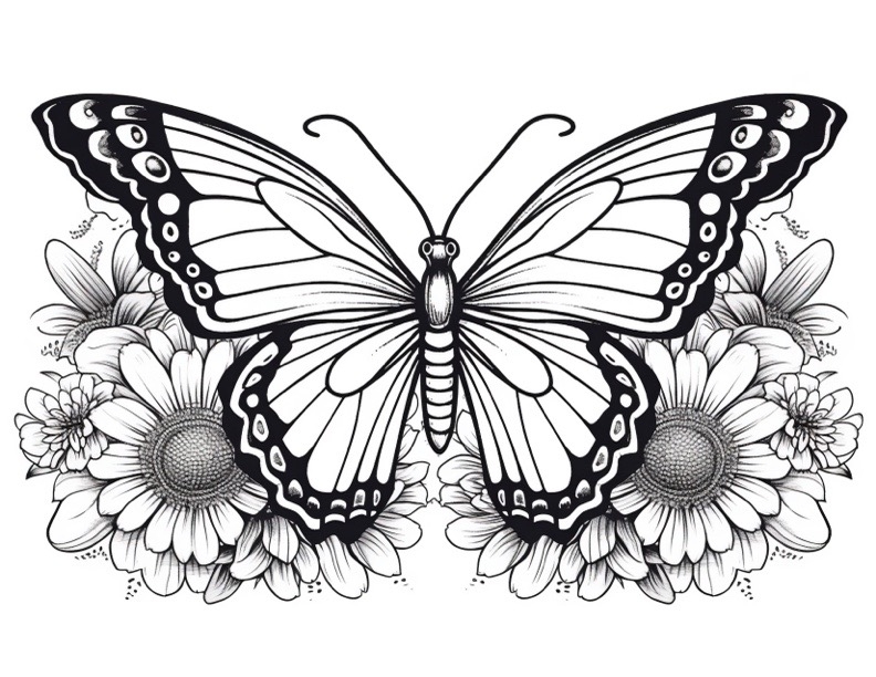 Free Printable Butterfly Color Pages For Kids