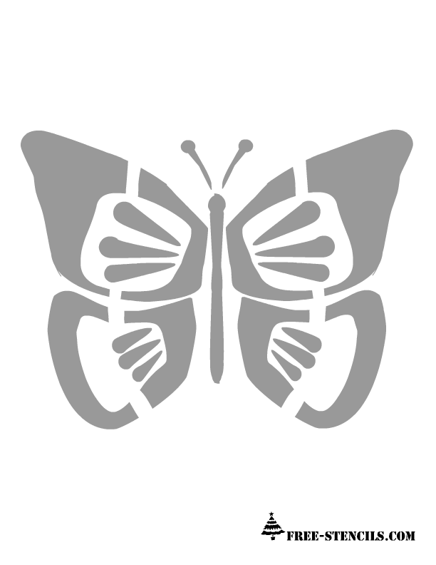 Free Printable Butterfly Wall Stencils