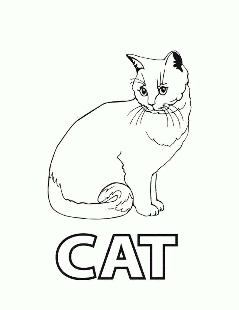 Free Printable Cat Coloring Pages For Kids Print Download The Benefit 
