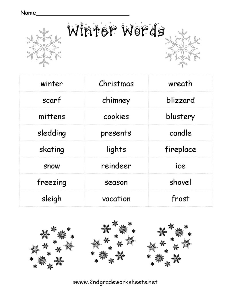 Free Printable Christmas Worksheets For Kids Free Printable