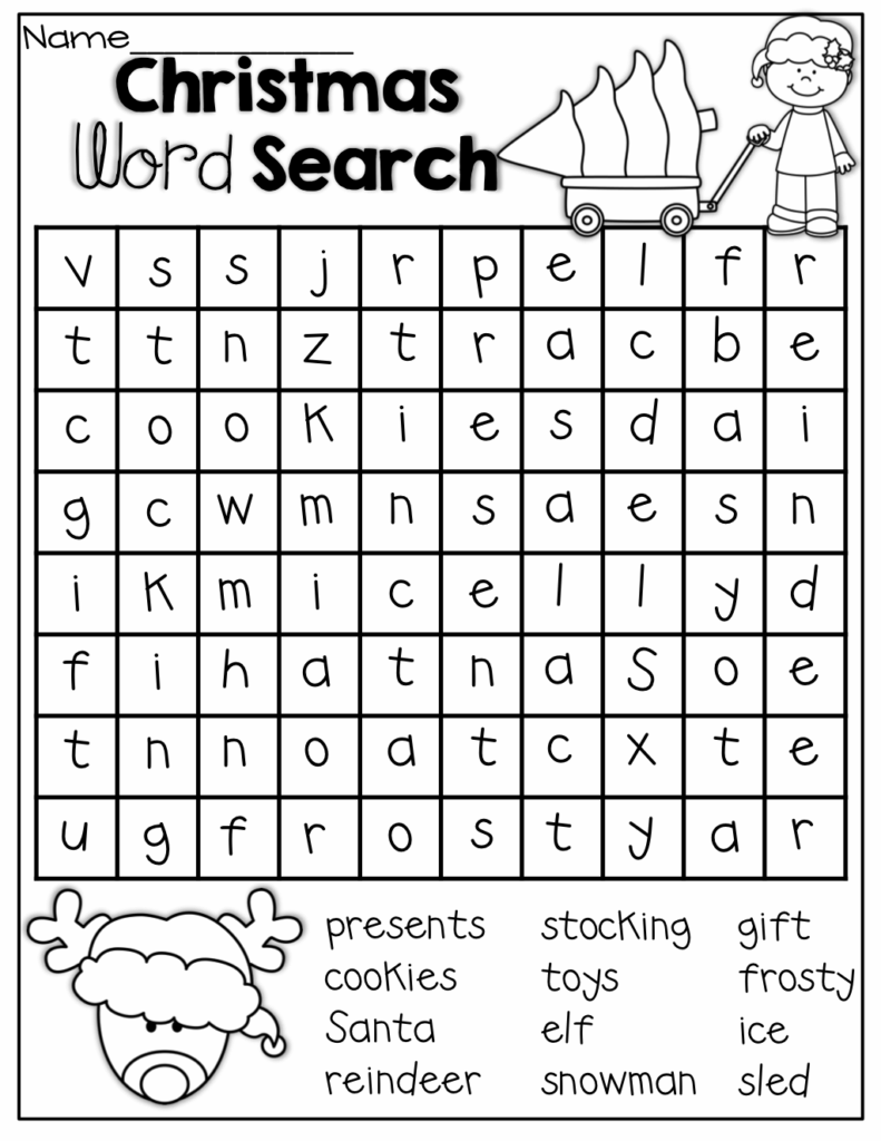 Free Printable Christmas Worksheets For Third Grade Lyana Worksheets