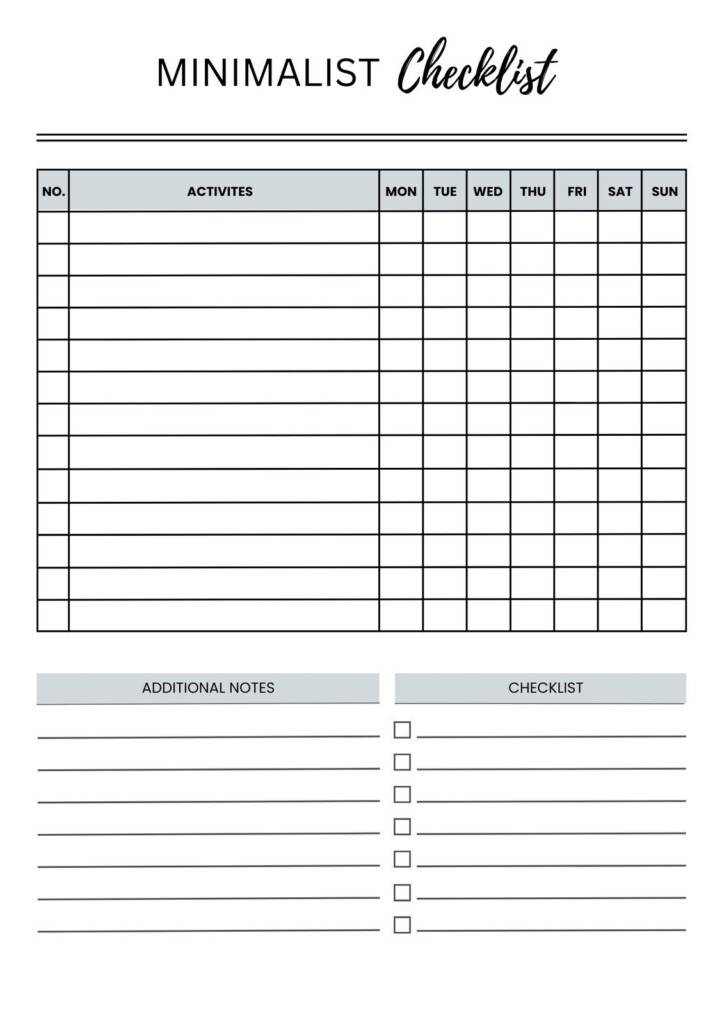 Free Printable Cleaning Checklist Templates Canva 43 OFF