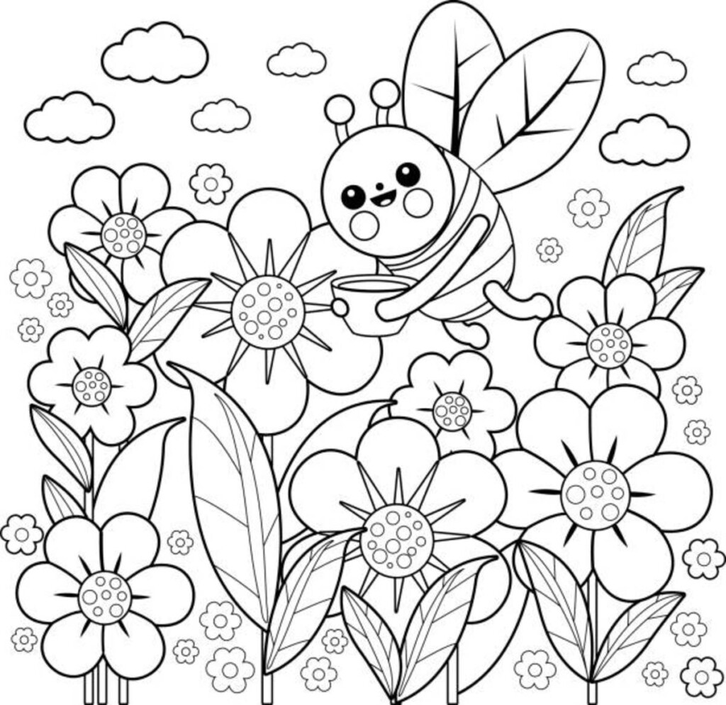 Free Printable Coloring Pages A Blooming World Of Floral Fun