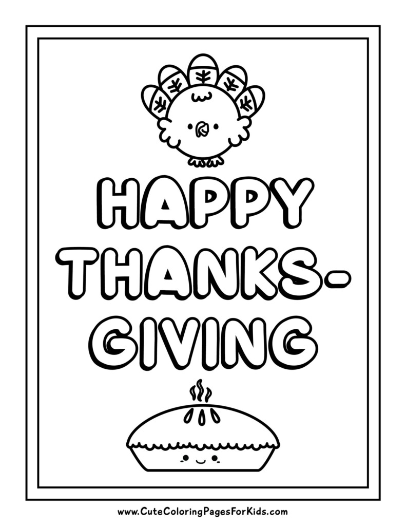 Free Printable Coloring Pages Thanksgiving Download Free Printable 