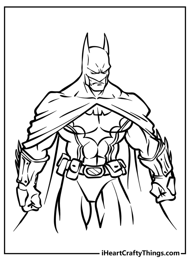 Free Printable Coloring Pages Unleash Your Inner Artist With Batman
