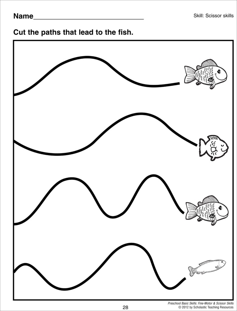 Free Printable Cutting Activities
