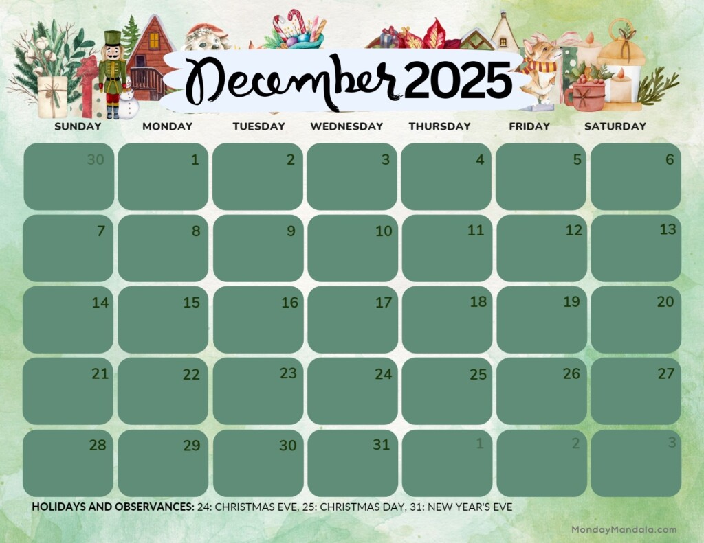 Free Printable Dec 2025 Calendar Greta Katalin