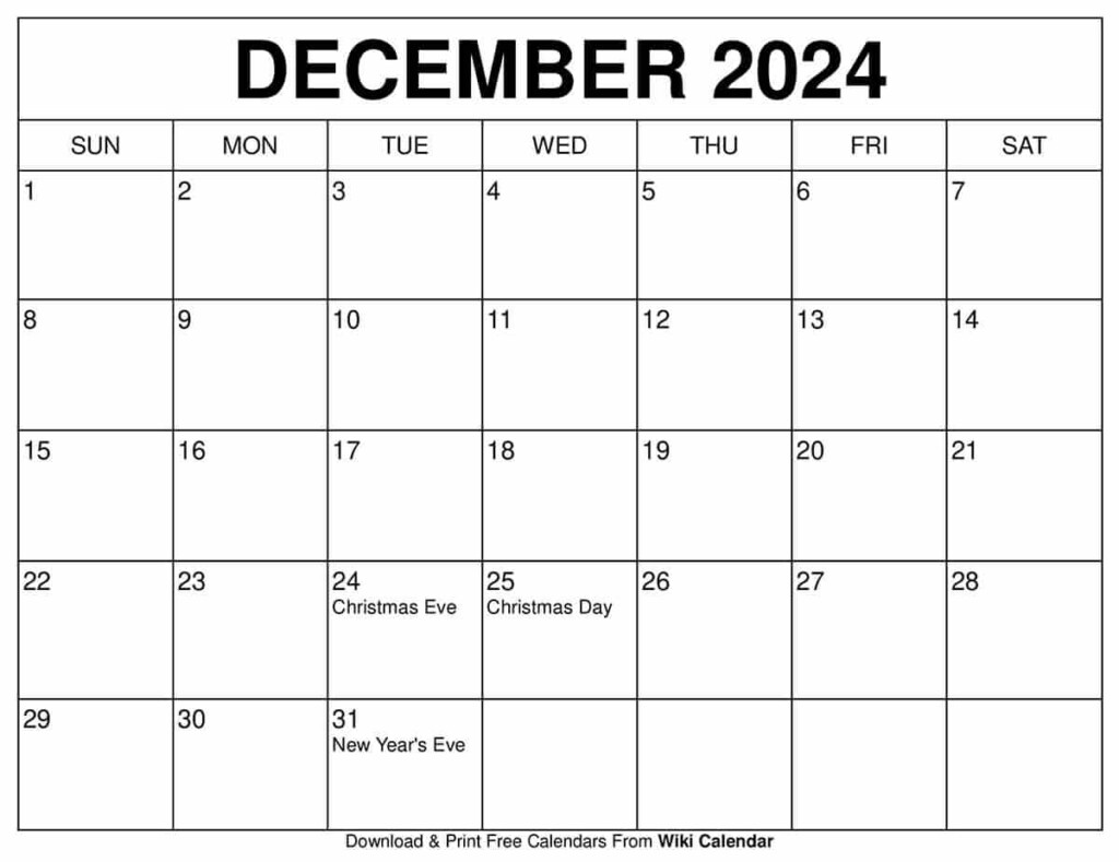 Free Printable Dec Calendar Drusy Giselle
