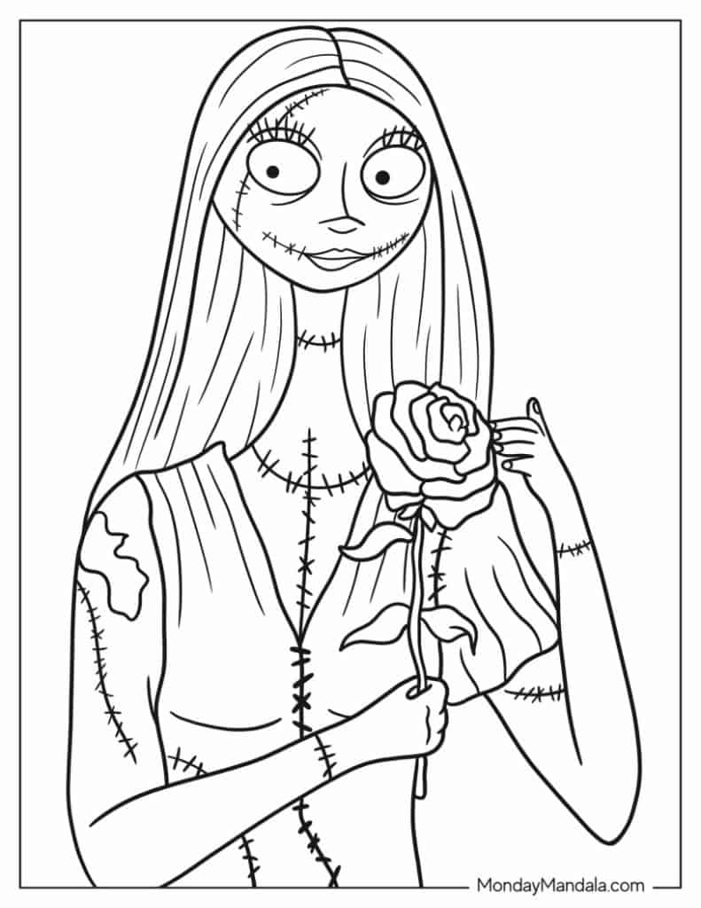 Free Printable Drawings A Nightmare Before Christmas Free Printable 
