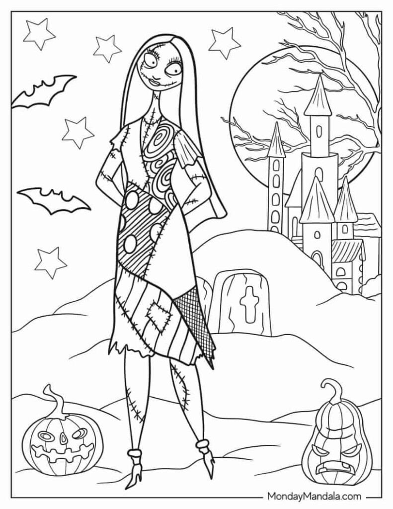 Free Printable Drawings A Nightmare Before Christmas Free Printable 