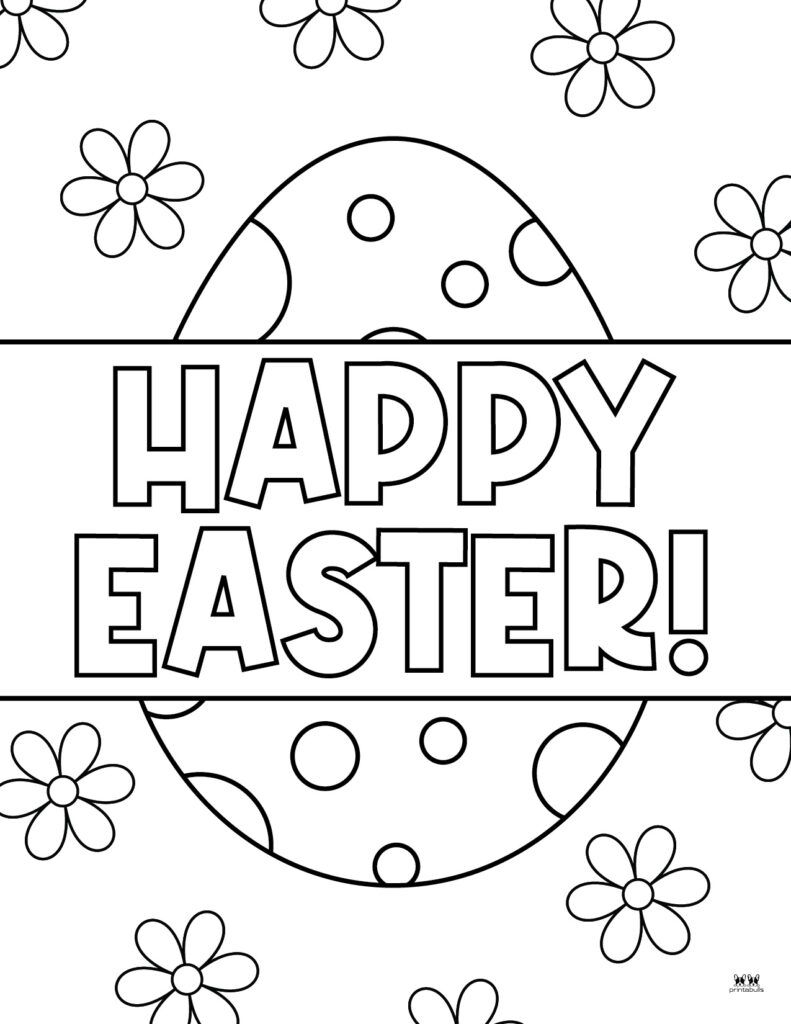 Free Printable Easter Coloring Pages Artofit
