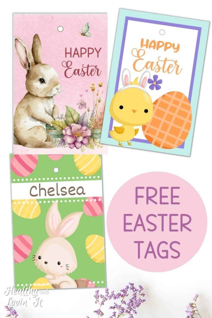 Free Printable Easter Tags Cute Templates For DIY Tags