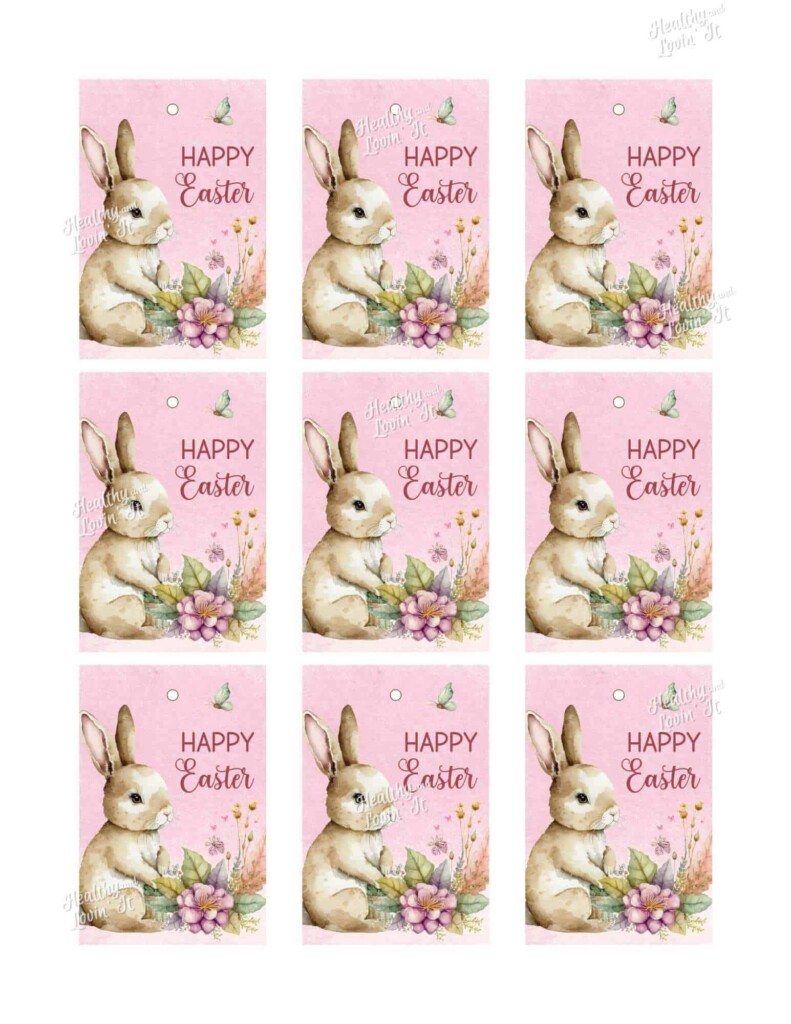 Free Printable Easter Tags Cute Templates For DIY Tags