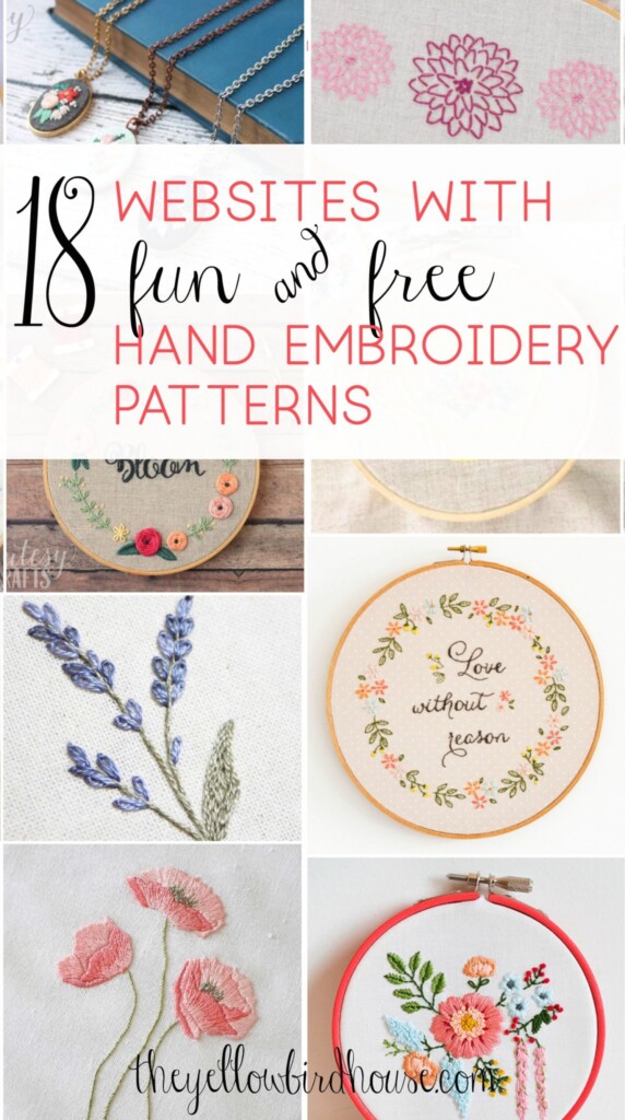 Free Printable Embroidery Patterns FREE Printable HQ