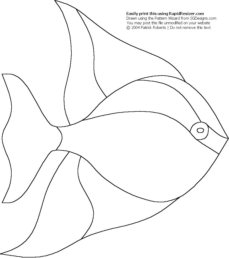 Free Printable Fish Patterns