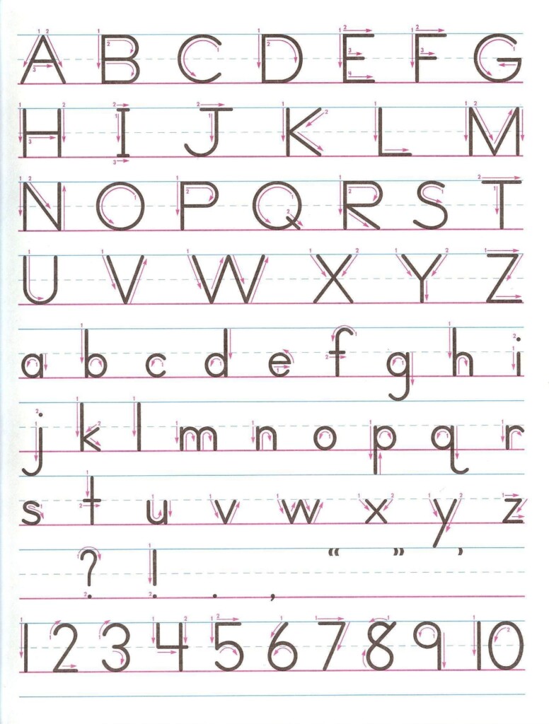 Free Printable Handwriting Without Tears Worksheets Printable Worksheets