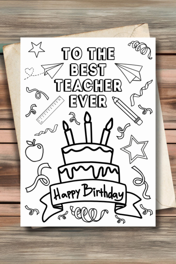 Free Printable Happy Birthday Cards For Teachers