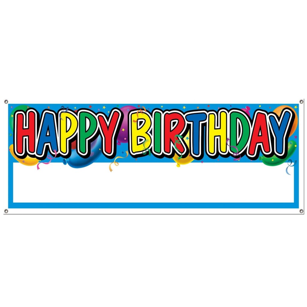 Free Printable Happy Birthday Sign