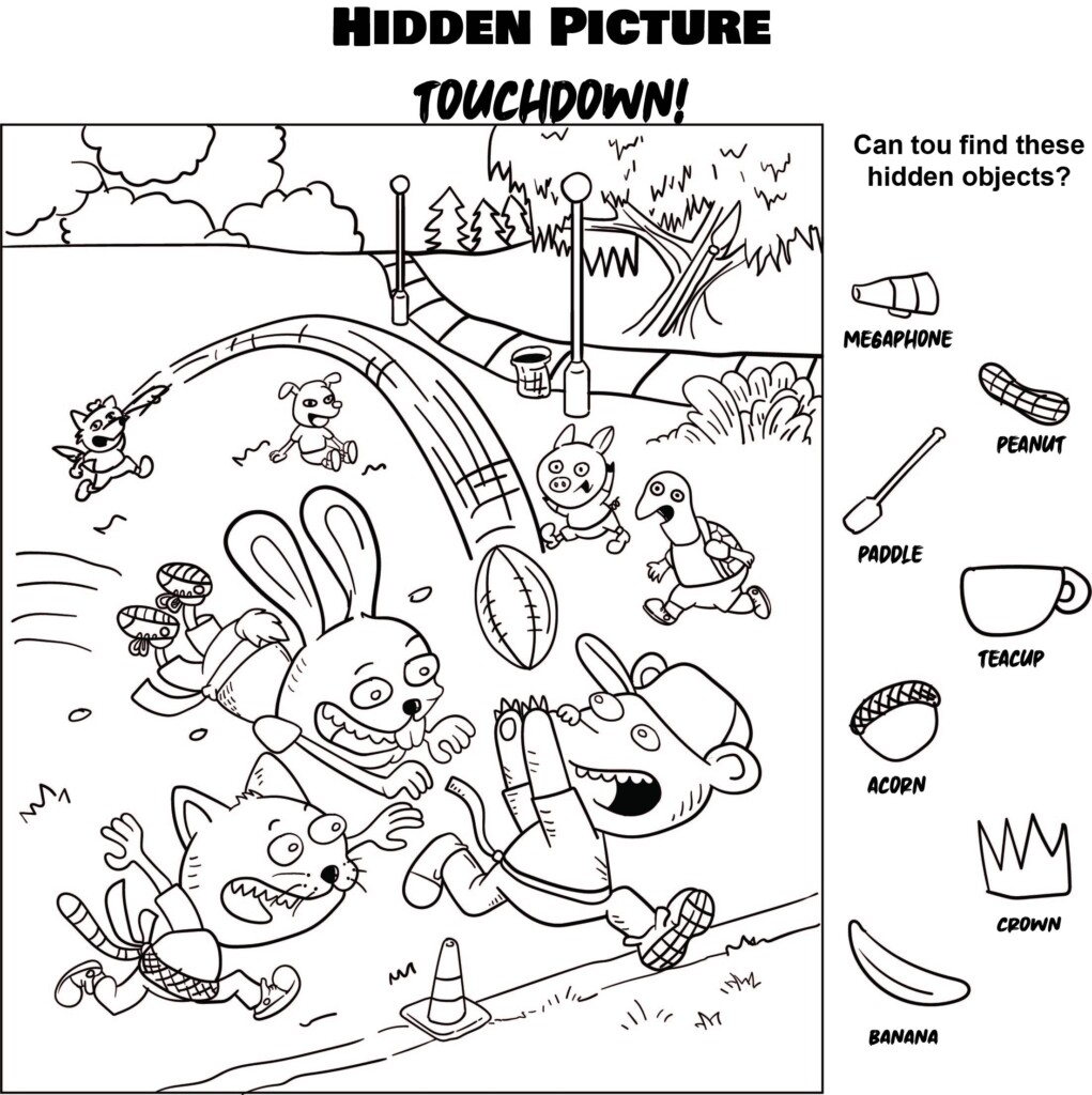 Free Printable Hidden Pictures Worksheets Printable Worksheets