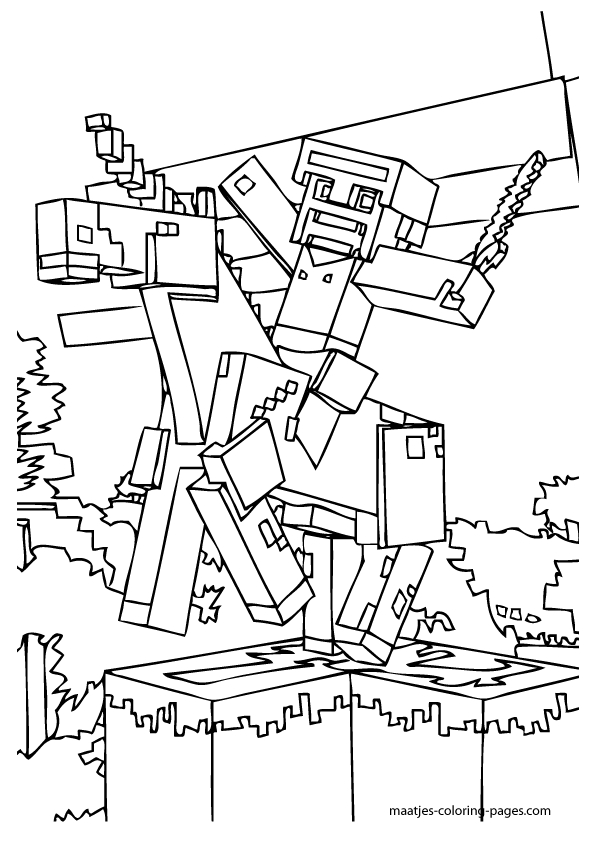 Free Printable Minecraft Coloring Pages Download Free Printable 